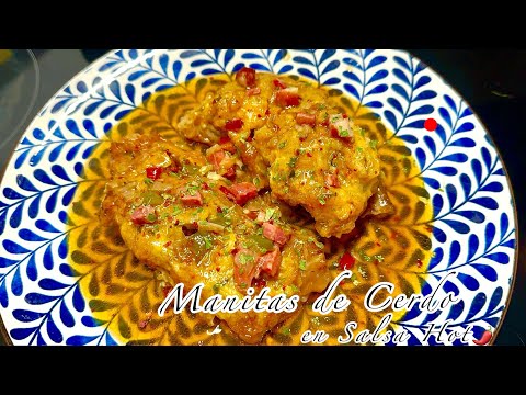 MANITAS DE CERDO EN SALSA PICANTE 🌶️🐷