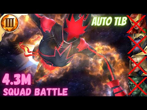 CAPTAIN MARVEL ON [AUTO] BEATS ALL PVP METAS WITH [RAGE] || META IN SQUAD BATTLE- 4.3M || MFF