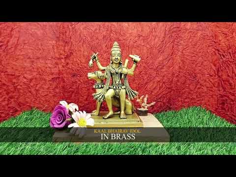 Idol / Murti of Kal Bhairava Hindu Deity video