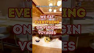 We eat EVERYTHING on Virgin Voyages! #cruise #shorts