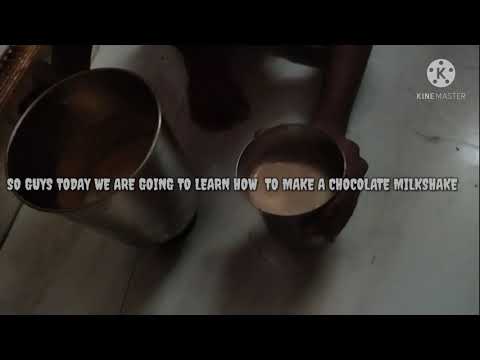 HOW TO MAKE A FASTEST CHOCOLATE MILKSHAKE #chocolate milkshake #keerthi's hub