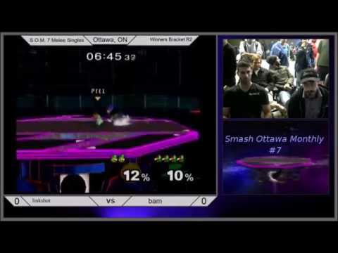 SOM 7 Melee Singles - Linkshot (Dr. Mario) vs BAM (Falco) Winners R2