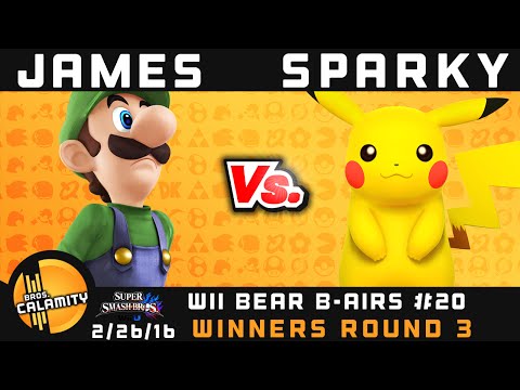 WBB #20 | DMG James (Luigi) vs Sparky (Pikachu) - Winners Round 3 - Sm4sh Singles