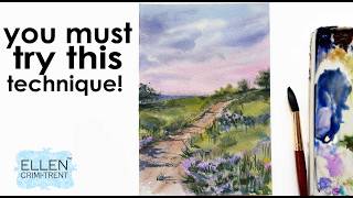 The best Watercolor technique to learn!