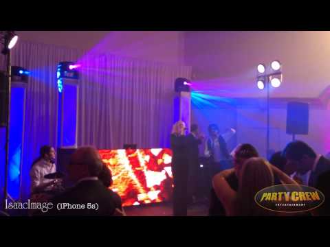 Toronto Wedding Photographer "Party Crew" Angela Bucico performing "Caruso"