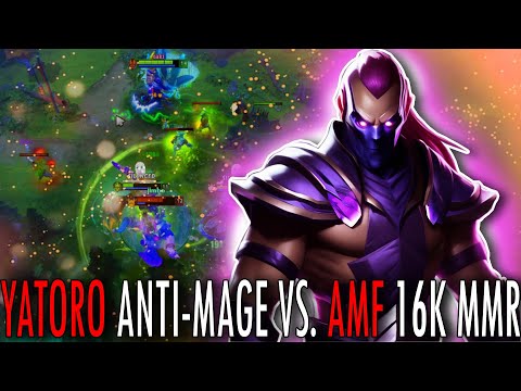 DOTA 2 - YATORO ANTI MAGE VS. AMMAR THE_F 16K MMR | TOP RANKED GAME - WATCH & LEARN | BRUTAL CARRY