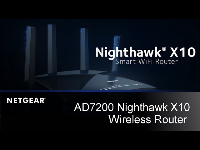 Video teaser for Nighthawk X10 AD7200 Smart Wireless Router Sizzle Video | NETGEAR