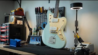 Video thumbnail for Squier Upgrade - Mastery M1 & OMV Installation and Fret Polish by Black Bobbin