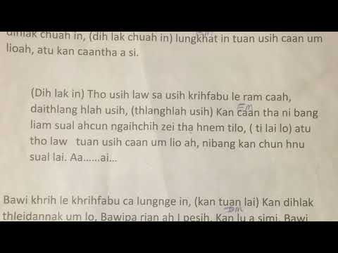 Tho Usih law Sa Usih Karaoke With Lyrics