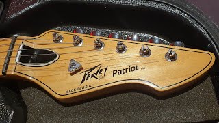 Video thumbnail for RARE 1985 PEAVEY PATRIOT MADE IN USA GUITAR by Essex Recording Studios