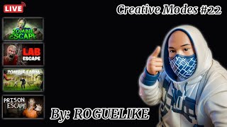 🔴[LIVE] #22 ZOMBIE ESCAPE, PRISON ESCAPE, ZOMBIE FARM,& LAB ESCAPE. [ROGUELIKE]