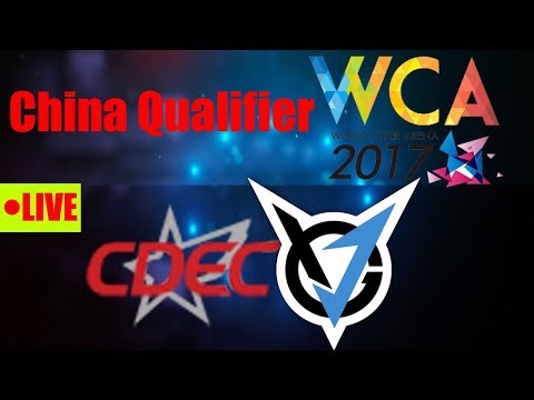 Dota 2 Live - VGJ.Thunder Vs CDEC Gaming || World Cyber Arena 2017 China Qualifier || Bo 3 || Game 2