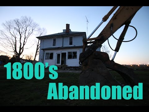 Exploring The 1800's Abandoned House over 100 years old, interesting story behind this place