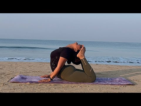 Yoga on the beach | Goa | Yoga with Urmi Pandya