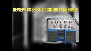 Video thumbnail for REVIEW: BOSS CE-20 Chorus Ensemble by Guitar Channel