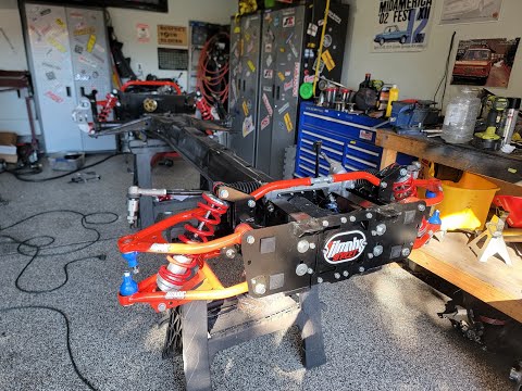 Subi VW Beetle Build:  Install the IMOHR front suspension AND we take the Rotary  Baja on a drive!!