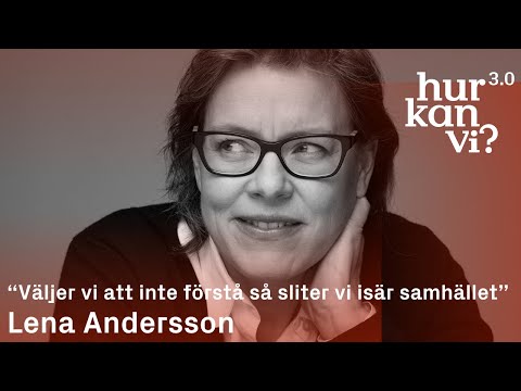 Lena Andersson - “Väljer vi att inte förstå så sliter vi isär samhället”