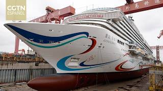 Segundo gran crucero fabricado en China "Adora Flora City" casi listo para su lanzamiento