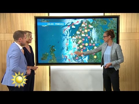 "Inte så dumma badtemperaturer" - Nyhetsmorgon (TV4)