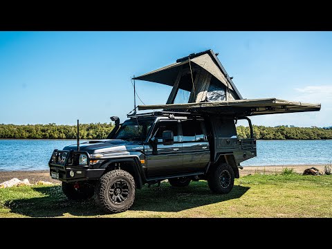 Toyota LandCruiser 79 Series Rig Rundown | AX27 Rooftop Tent + 270XT MAX Awning Setup