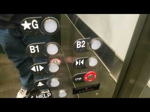 Modernized Montgomery Traction Elevators at Metroplex Parking Garage Los Angeles, CA