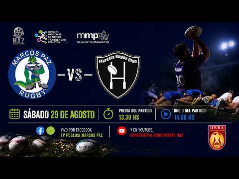 MARCOS PAZ RUGBY vs FLORESTA RUGBY CLUB - Cooperativa Audiovisual HAZ