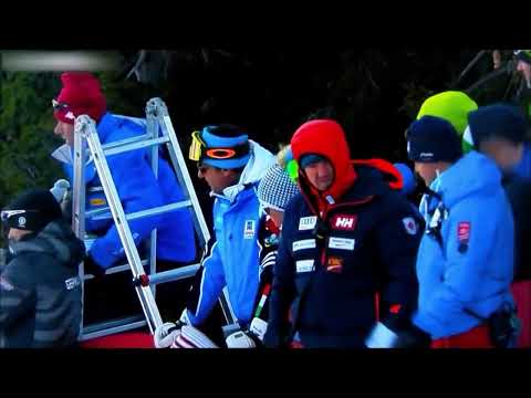 Stürze bei der Abfahrt in Gröden/Val Gardena