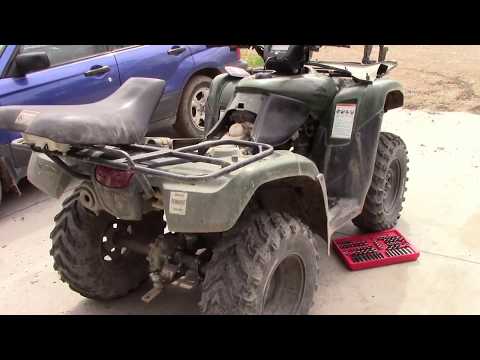 2012 Honda foreman oil change trx500fpm