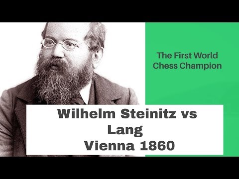 The King Hunt by Steinitz | Wilhelm Steinitz vs Lang  Vienna 1860