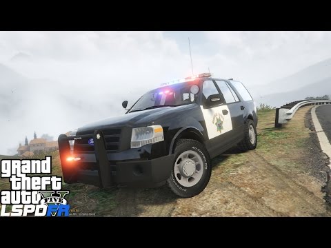 GTA 5 LSPDFR Police Mod 235 | CHP l Ford Expedition | Speeding On Winding Road In The Hills = Death