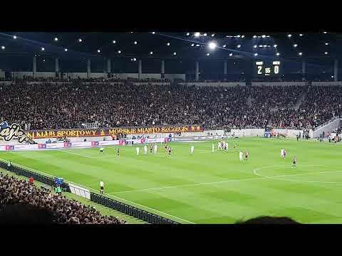 75 Lecie Pogoń Szczecin MKS gol na 3:0 Sebastian Kowalczyk, Pogoń Szczecin - Stal Mielec 4:2