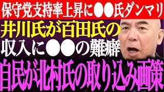 ※日本保守党の支持率上昇にアンチの●●氏がダンマリ。井川意高が百田尚樹の収入に●●の難癖。自民党が北村晴男の取り込みを画策か【あさ8/有本香/記者会見/猫組長/決別宣言/選挙/街頭演説/最新/ライブ】