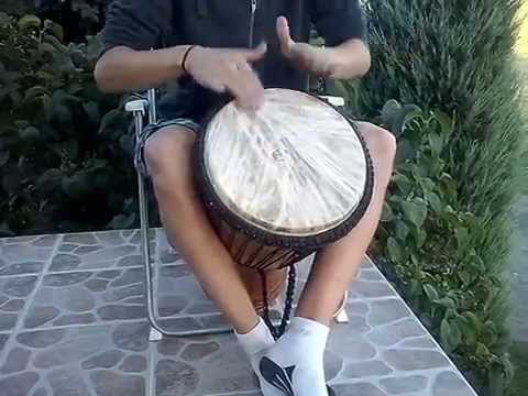 Djembe solo in rythm "Calypso" by Cisiel