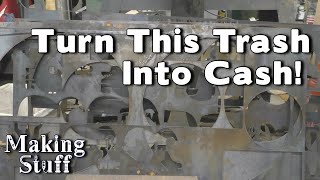 CNC Plasma Scrap Metal Project - Trash to Cash