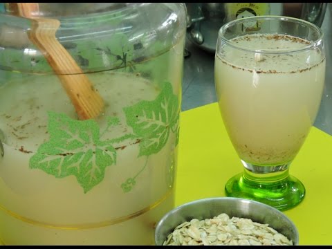 Agua fresca de avena.- RecetasdeLuzMa.