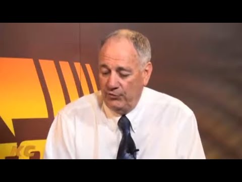 Greg Gagne shoots on Eric Bischoff