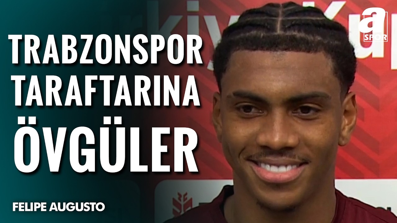 Felipe Augusto Trabzonspor Taraftarını Göklere Çıkardı