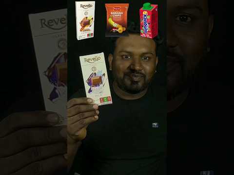 revello chocolate | banana chips  | Sunquick Berry Mix Fruit Drink #shorts