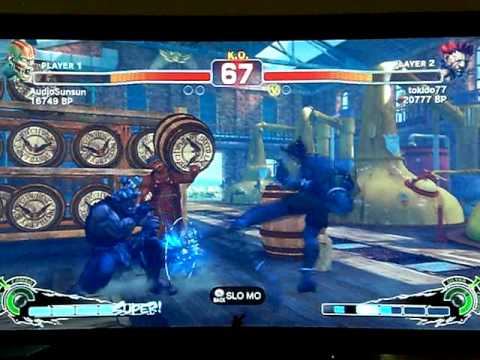 Tokido [Akuma] vs PPN [Dhalsim] SUPER STREET FIGHTER 4 - Japanese Online Ranked Matches