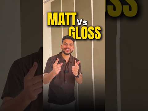 Matt vs glass finish l Paint l How to paint a room l Beauty and the beast l Paint selection #paint