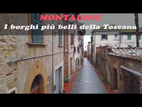 Montaione (Toscana) vista dall'alto.