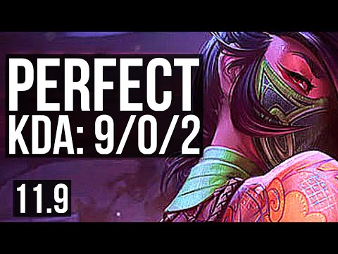 AKALI vs NEEKO (MID) | 9/0/2, Legendary, 400+ games | EUW Diamond | v11.9