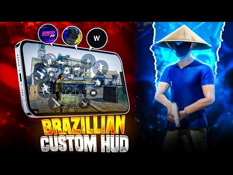 BRAZILIAN🇧🇷CUSTOM HUD FREE FIRE FASTEST⚡ 3 FINGER HUD🤯 | 3 FINGER SUPER MOVEMENT CUSTOM HUD | MAX FF