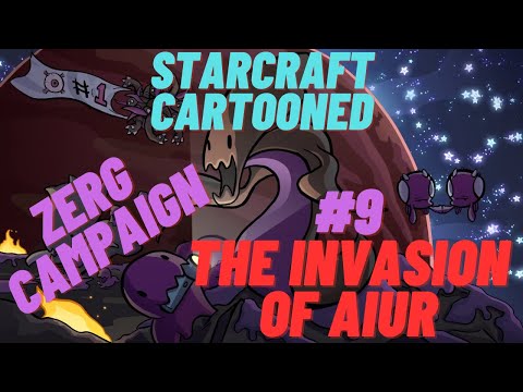 Starcraft Cartooned Campaign #19 | Zerg Campaign #9 | The Invasion of Aiur