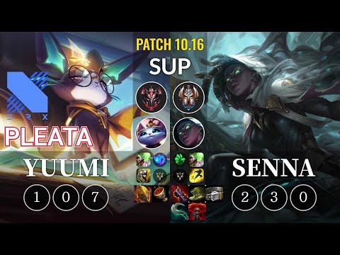 DRX Pleata Yuumi vs Senna Sup - KR Patch 10.16