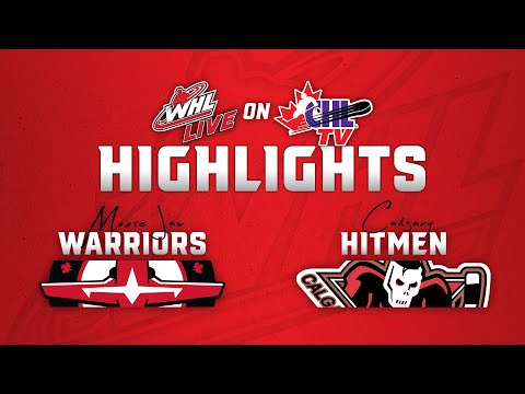 Moose Jaw Warriors at Calgary Hitmen 12/01 | WHL Highlights 2024-25