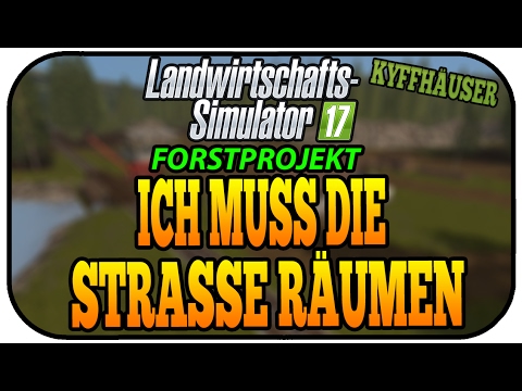 ICH MUSS DIE STRAßE RÄUMEN - LS17 FORST KYFFHÄUSER #003 ★ Let's Play Landwirtschaft Simulator 17