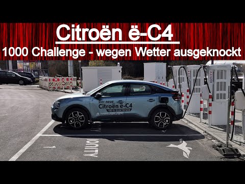 CITROËN ë-C4🎯1000km Challenge Summary/Weather Antics
