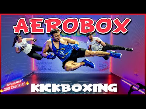 Super Clase de AEROBOX Kickboxing  👊 PIERDE PESO RAPIDO (FUNCIONA)👊 Session 10