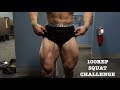 100 REP SQUAT CHALLENGE WITH 17 Y/O LEXX LITTLE